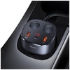 USAMS Rozgałęźnik samochodowy 2xUSB-A/1xUSB-C C28 245W szary/grey CC151TC01 (US-CC151)