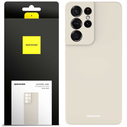 Spacecase Etui Silicone Case Galaxy S21 Ultra bone