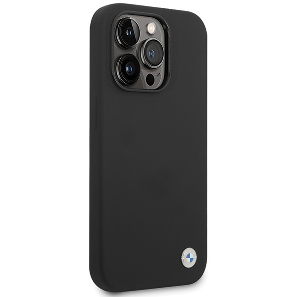 Etui BMW Silicone Metal Logo na iPhone 15 Pro Max - czarne