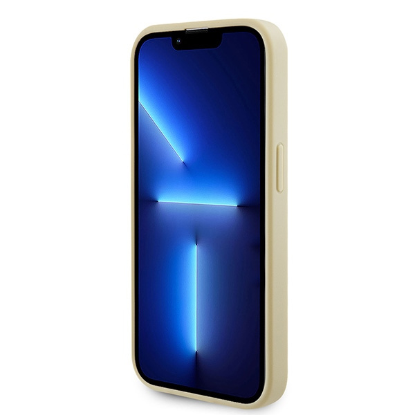 Guess GUHMP15LPSAHMCB iPhone 15 Pro 6.1" złoty/gold hardcase Saffiano MagSafe