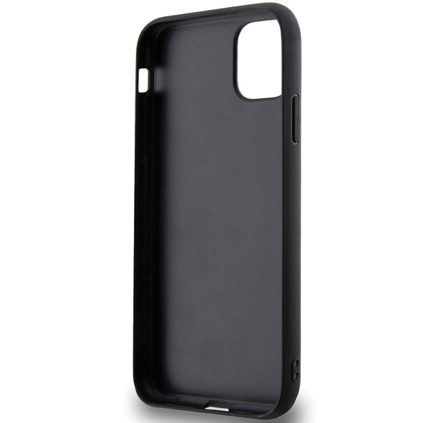 Etui Karl Lagerfeld 3D Rubber Multi Logo do iPhone 11 / Xr - czarne