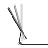 Baseus Brilliance klawiatura bluetooth etui iPad Pro 11'' (2018/2020/2021) / iPad Air 4 10.9'' / iPad Air 5 10.9'' / iPad 10 10.9'' (2022) magnetyczne z klapką podstawka szare