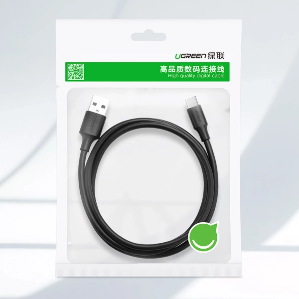 Ugreen US184 20882 USB-A 3.0 / USB-C 3A cable 1m - black