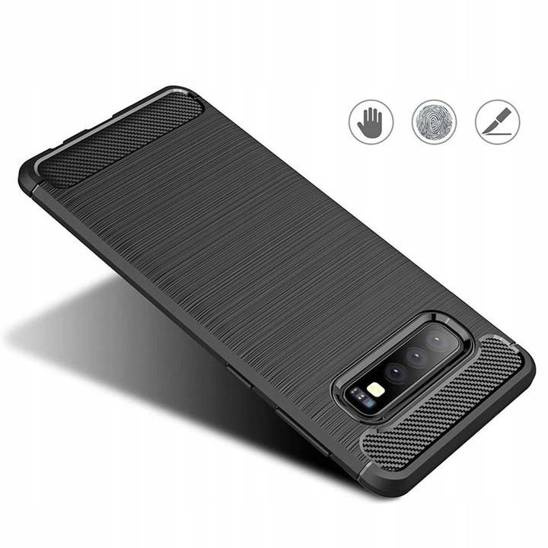CASE ETUI CARBON LUX CZARNY IPHONE 12 PRO MAX 6,7"