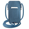 Guess Torebka GUPHMPSASBBL 6,1"niebieski/blue Saffiano Strap