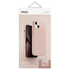 UNIQ etui Lino Hue iPhone 14 / 15 / 13 6,1" Magclick Charging różowy/blush pink