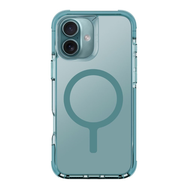UNIQ etui Combat iPhone 16 6.1" Magclick  Charging zielony/teal green