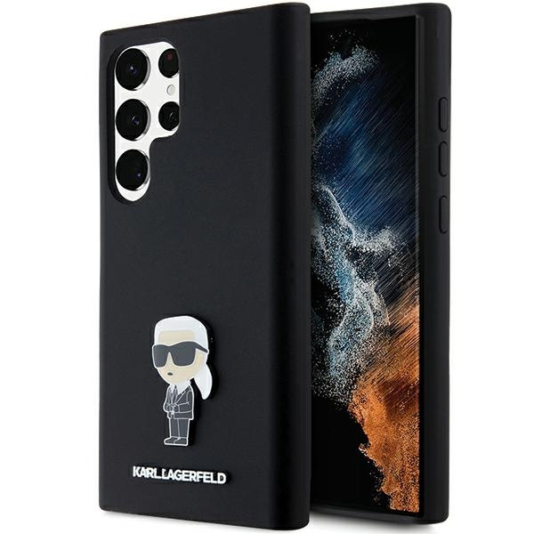 KARL LAGERFELD KLHCS24LSMHKNPK S24 ULTRA S928 BLACK/BLACK SILICONE IKONIK METAL PIN