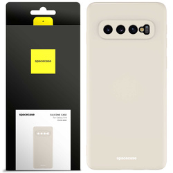 Spacecase Etui Silicone Case Galaxy S10 bone