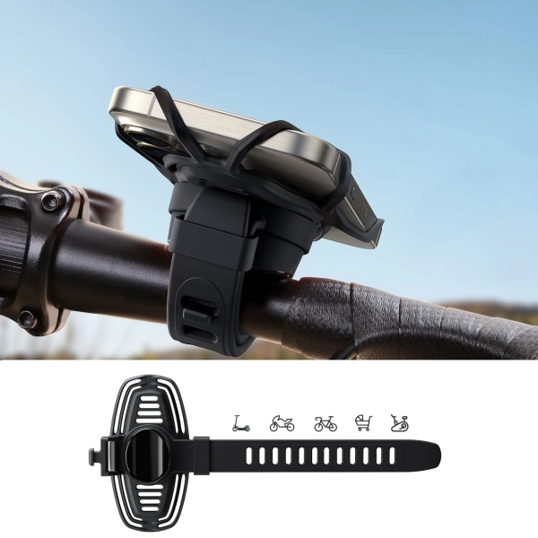 Uchwyt Joyroom JR-ZS382 na rower motocykl zaciskowy - czarny