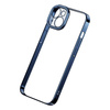 Baseus Glitter Transparent Case and Tempered Glass set for iPhone 14 (blue)