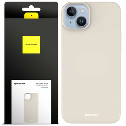 Spacecase Etui Silicone Case iPhone 14 Plus bone