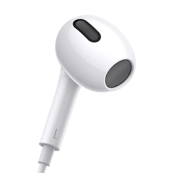 Baseus Encok H17 3.5mm minijack wired headphones white (NGCR020002)