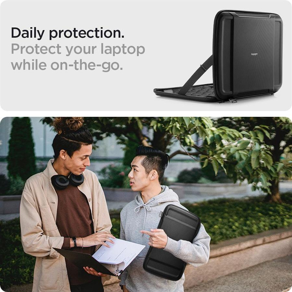 SPIGEN RUGGED ARMOR POUCH ”PRO” LAPTOP 15-16 BLACK