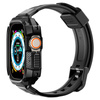 Etui z paskiem Spigen Rugged Armor Pro na Apple Watch Ultra (49 mm) - czarne