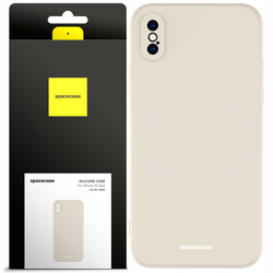 Spacecase Etui Silicone Case iPhone XS Max bone