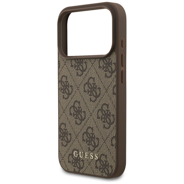 Etui Guess 4G Classic do iPhone 17 Pro   brązowy