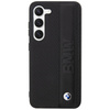 Etui BMW Leather Textured & Stripe na Samsung Galaxy S23 - czarne