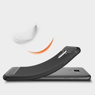 CASE ETUI CARBON LUX NIEBIESKI SAMSUNG GALAXY J6 2018