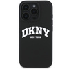 DKNY DKHMP16XSNYACH iPhone 16 Pro Max6.9" czarny/black hardcase Silicone White Printed Logo MagSafe