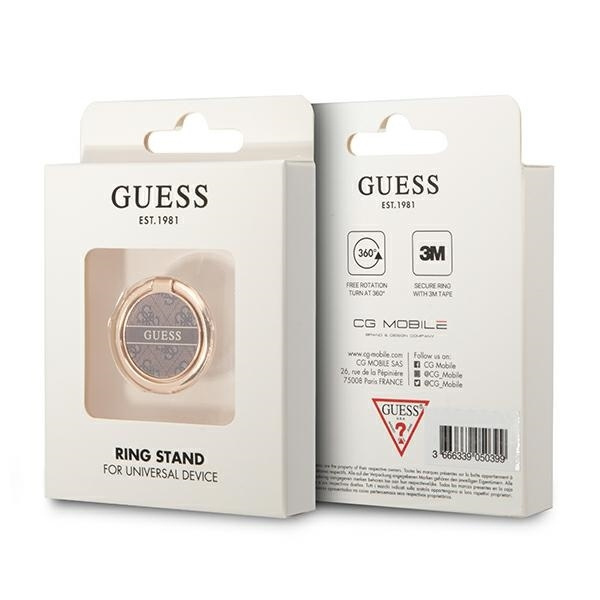 GUESS RING STAND GURSHG4SW BRĄZOWY/ BROWN 4G