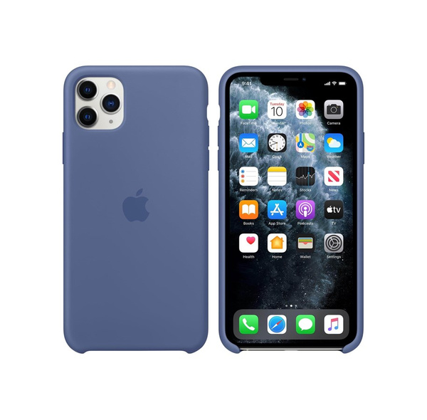 APPLE SILICONE CASE IPHONE 11 PRO MAX LINEN BLUE MY122ZM/A BEZ OPAKOWANIA