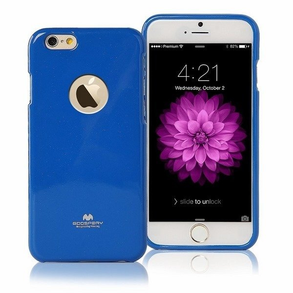 MERCURY JELLY CASE Z WYCIĘCIEM NIEBIESKI IPHONE 7 PLUS / 8 PLUS