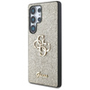 Etui Guess Fixed Glitter Big 4G Metal    Logo do Samsung Galaxy S25 Ultra złoty