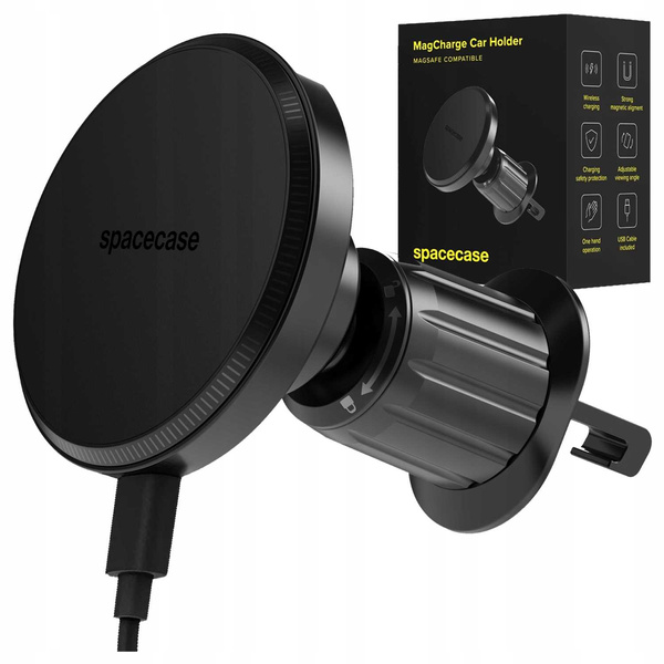 Spacecase Uchwyt samochodowy Car Holder Air Vent MagCharge WM11B black