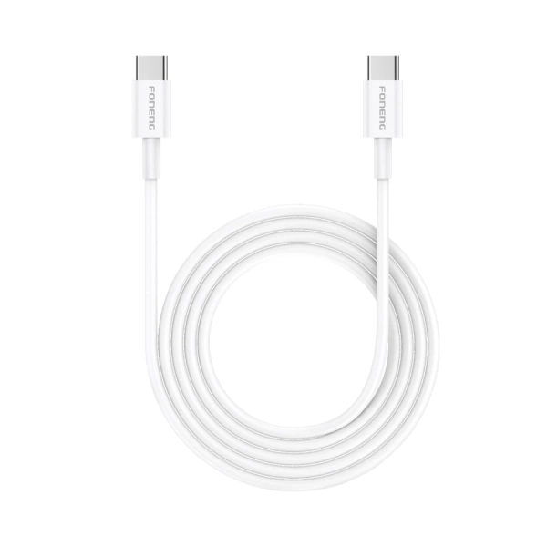 FONENG kabel X55 USB-C - USB-C PD 60W 2M Biały