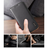 DUX DUCIS HIVO LEATHER FLIP COVER GENUINE LEATHER WALLET FOR CARDS AND DOCUMENTS IPHONE 14 BLACK