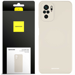 Spacecase Etui Silicone Case Redmi Note 10/10s bone