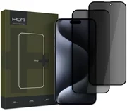 SZKŁO PRYWATYZUJĄCE HOFI ANTI SPY GLASS PRO+ 2-PACK IPHONE 16 PRO MAX / 17 PRO MAX PRIVACY