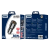 JELLICO car charger F9 36W 2xUSB QC3.0 Black