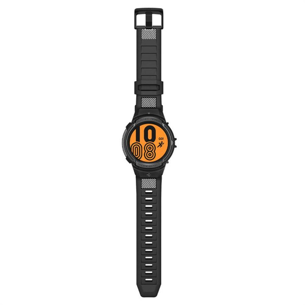 Spigen Rugged Armor Pro Case with Strap for Samsung Galaxy Watch 5 Pro (45mm) - Black