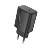 FONENG wall charger EU65 PD 20W 1xUSB-C + cable USB-C - USB-C Black