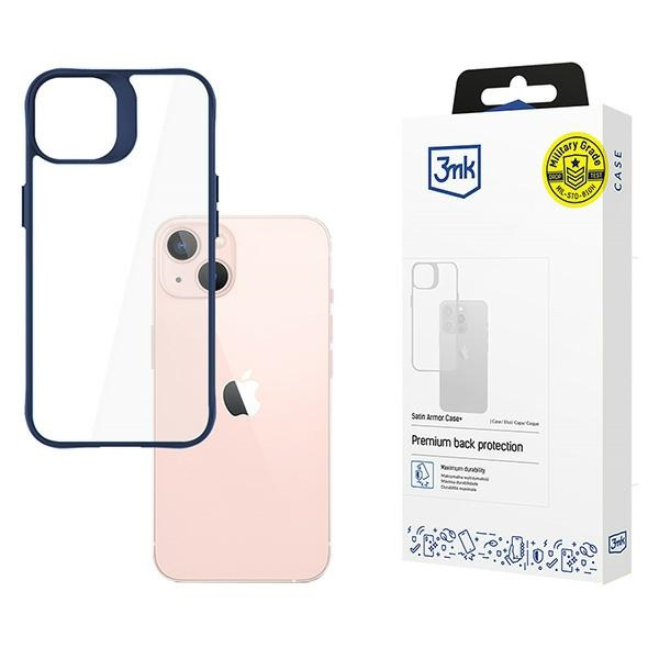 3MK Satin Armor Case+ iPhone 15 niebieski/blue