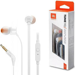EARPHONES JBL T110  WHITE