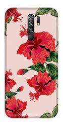 CaseGadget ETUI NADRUK CZERWONE MAKI POCOPHONE M2