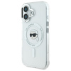 Karl Lagerfeld KLHMP16SHLSKIH iPhone 16 6.1" biały/white hardcase IML Metal Karl Head MagSafe