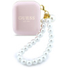 Słuchawki TWS Guess Pearl Strap różowy