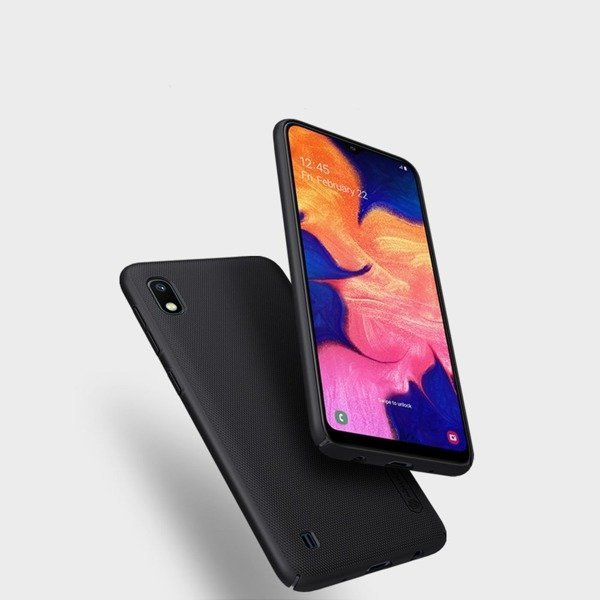 NILLKIN FROSTED SHIELD WZMOCNIONE ETUI + PODSTAWKA LG G8 THINQ CZARNY