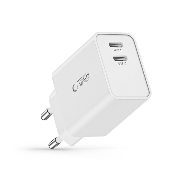 TECH-PROTECT C35W 2-PORT NETWORK CHARGER PD35W WHITE