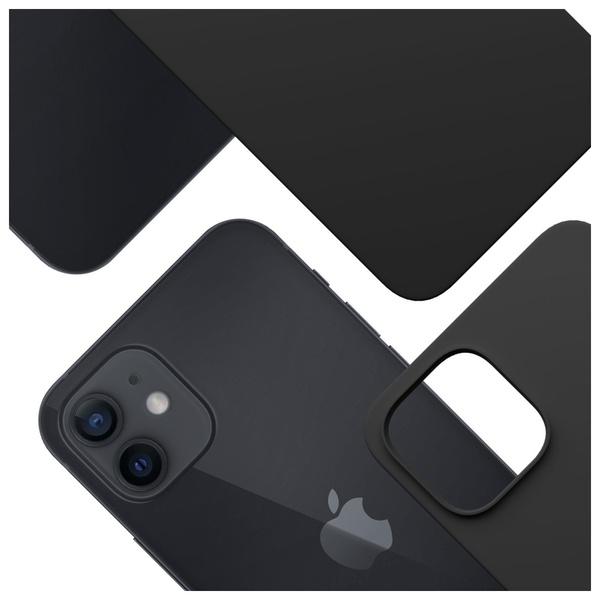 Etui 3MK Hardy MagSilicone do Apple      iPhone 12 czarny