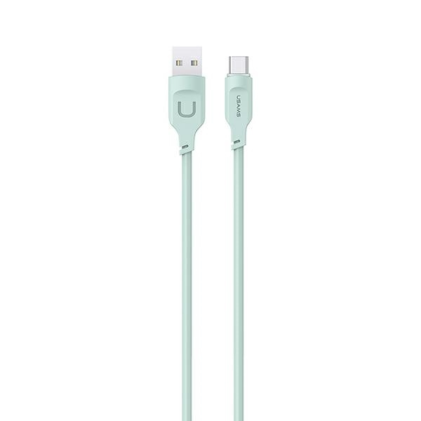 USAMS Kabel USB-C  6A 1,2m Port Display Fast charging  Lithe Series zielony/green SJ568USB04 (US-SJ568)