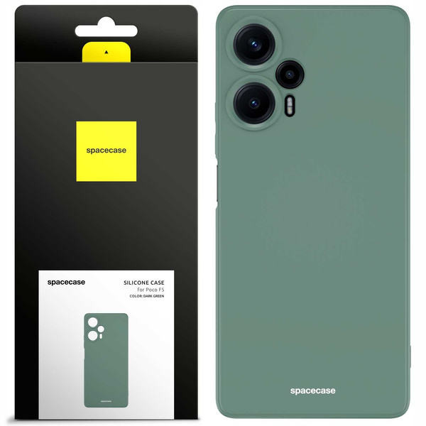 Spacecase Etui Silicone Case Poco F5 dark green