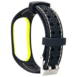 Beline pasek Mi Band 7 Sport czarno-limonkowy black/lime