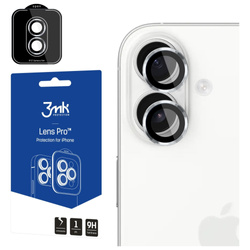 Ochrona na obiektyw aparatu 3MK Lens     Protection Pro do Apple iPhone 17 srebrny