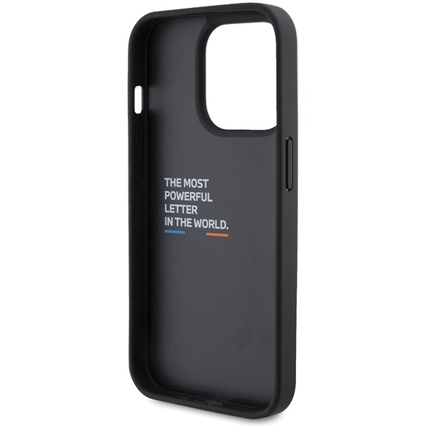 Etui BMW Bi Pattern na iPhone 15 Pro - czarne