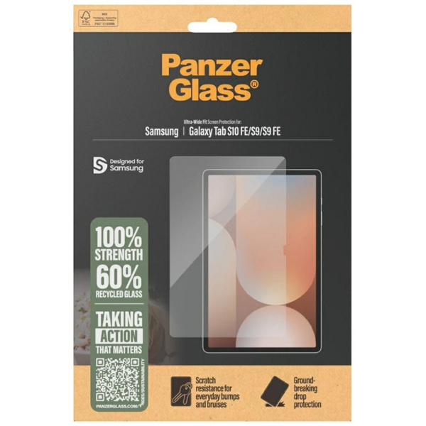 Szkło hartowane PanzerGlass Ultra-Wide   Fit do Samsung Galaxy Tab S10 FE/S9/S9 FE